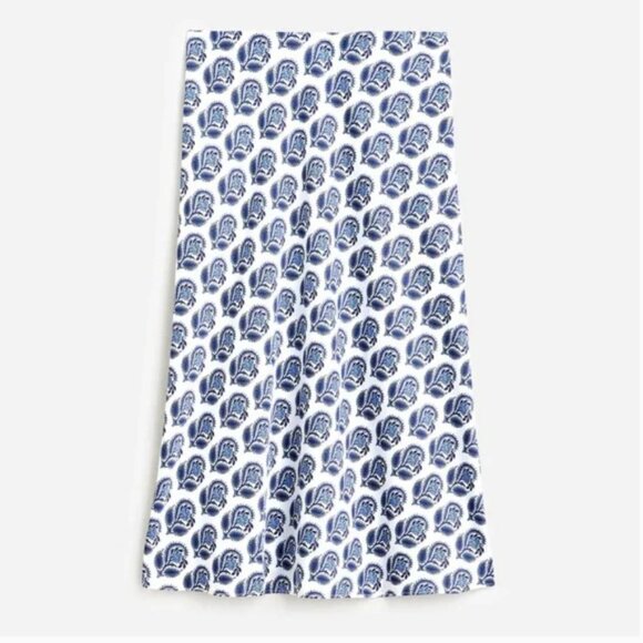 Gwyneth slip skirt in bouquet block print - Picture 3 of 3